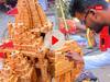 Viral Video: पार्ले-जी बिस्कुट से बना दी राम मंदिर की रेप्लिका, शख्स का कारनामा देख लोग भी हैरान, देखें वीडियो