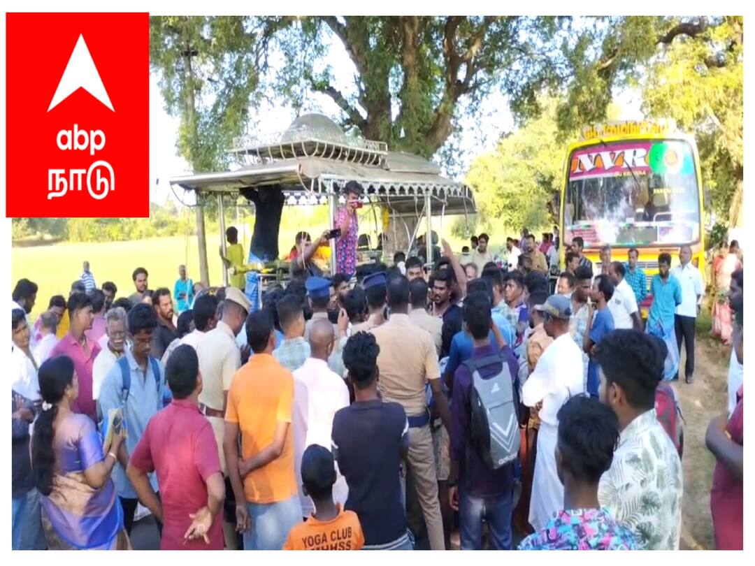 Mayiladuthurai Civilians who blocked the road with the body of the deceased in Sirkazhi - TNN சீர்காழியில் இறந்தவரின் உடலுடன் பொதுமக்கள் திடீர் சாலை மறியல்