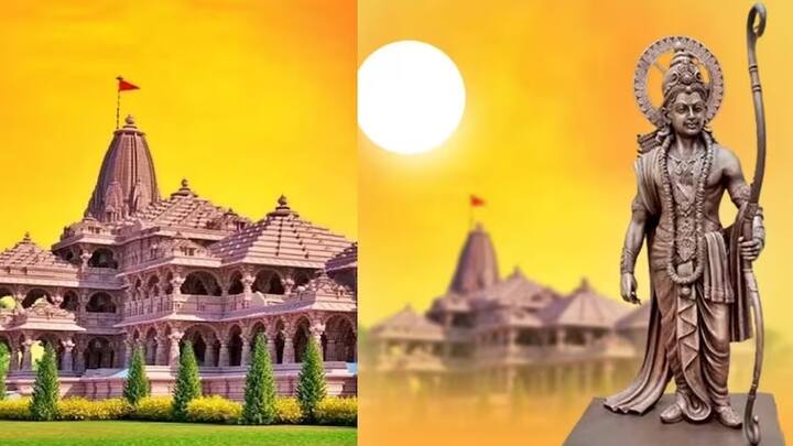 Ayodhya RaM Mandir: રામ મંદિરના ગર્ભગૃહમાં સ્થાપિત રામલલાની તસવીર VHPના મીડિયા પ્રભારી શરદ શર્માએ શેર કરી છે. નિજ મંદિરમાં શ્યામ વર્ણના રામલલાની સ્થાપના કરવામાં આવી છે.
