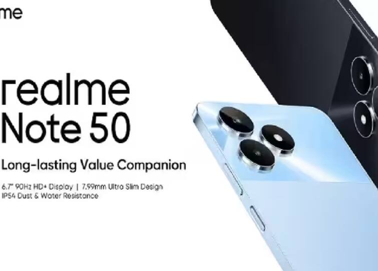 Realme note 50 launched in selected markets will compete to redmi and infinix price specs details  Realme એ લોન્ચ કર્યો NOTE સીરીઝનો પ્રથમ સ્માર્ટફોન, કિંમત જોઈ Xiaomi અને Infinixના ટેન્શનમાં વધારો 