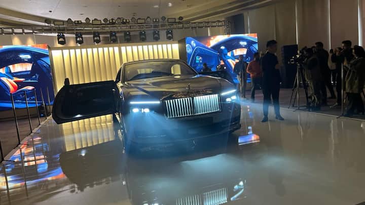 The Spectre showcases the electrified future for the British luxury marque and comes with a two-door configuration. (Photo: Somnath Chatterjee)