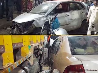छ. संभाजीनगरमध्ये विचित्र अपघात, भरधाव ट्रकनं 3 कार, 7 दुचाकी आणि 1 रिक्षा उडवली, महिलेचा जागीच मृत्यू