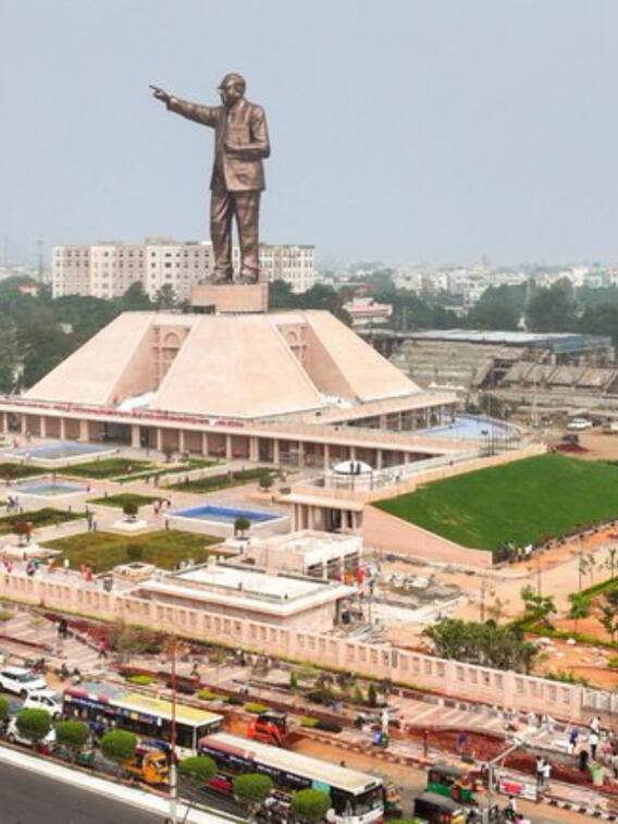 విజయవాడలో అతి పెద్ద అంబేద్కర్ విగ్రహం విశేషాలు ఇవే