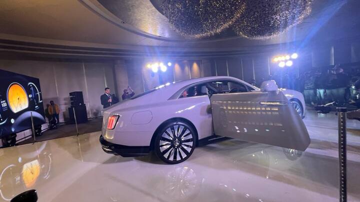In terms of technology, the Spectre also comes with connected car features and bespoke services along with enough room for four passengers. (Photo: Somnath Chatterjee)