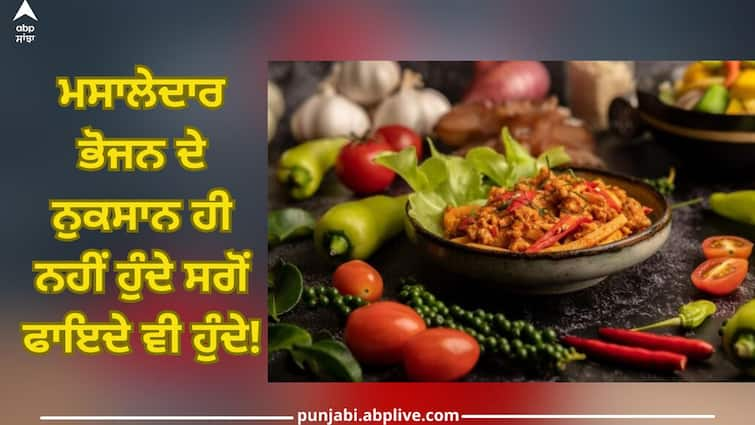 health effects of spicy foods benefits and risks health news Spicy foods benefits: ਮਸਾਲੇਦਾਰ ਭੋਜਨ ਦੇ ਨੁਕਸਾਨ ਹੀ ਨਹੀਂ ਹੁੰਦੇ ਸਗੋਂ ਫਾਇਦੇ ਵੀ ਹੁੰਦੇ, ਬਸ ਇਨ੍ਹਾਂ ਗੱਲਾਂ ਦਾ ਰੱਖੋ ਖਾਸ ਧਿਆਨ