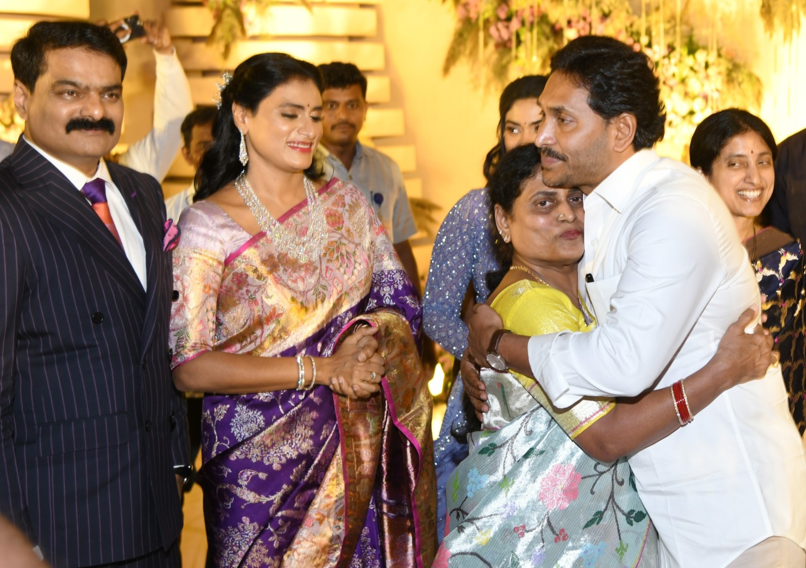 IN PICS: Jagan Reddy Attends Engagement Ceremony Of YS Sharmila's Son