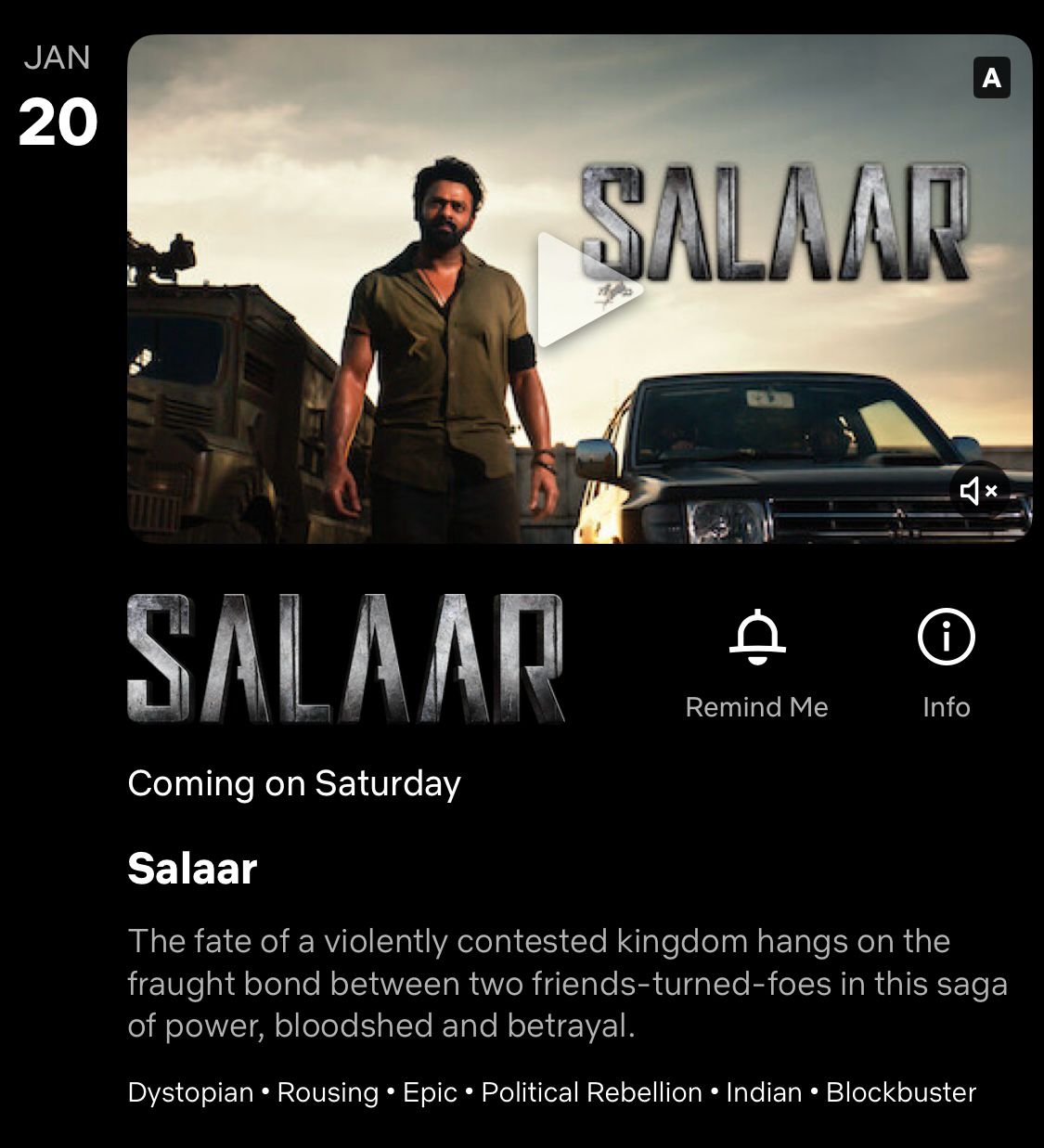 Salaar OTT Streaming: 'సలార్' స్ట్రీమింగ్ - నెట్‌ఫ్లిక్స్‌లో ప్రభాస్ సినిమా రిలీజ్ డేట్ వచ్చేసింది