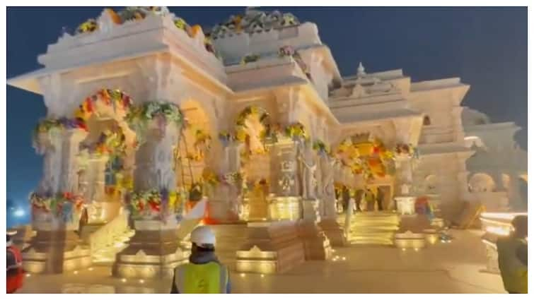 Ram Mandir In All Its Glory — Take A Sneak Peek As Ayodhya Temple Gears Up For Grand Inauguration