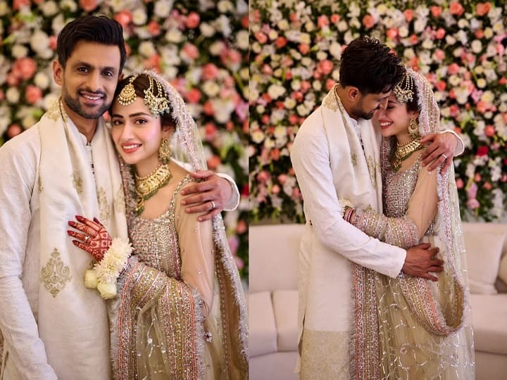 Shoaib Malik Marriage with Pakistani actress Sana Javed after divorce rumours with Sania Mirza Social media Reactions Memes Shoaib Malik: सोशल मीडिया पर छा गई शोएब मलिक की तीसरी शादी, यूजर्स ऐसे दे रहे रिएक्शन: मीम्स भी खूब बन रहे