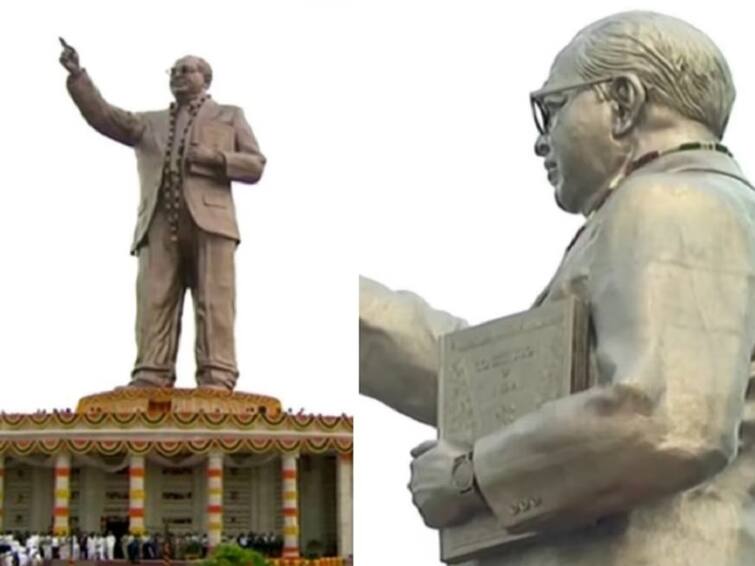 Vijayawada Ambedkar statue tallest in the world, is open to the public from today January 20 விஜயவாடாவில் பிரமாண்டமாக நிற்கும் மிகப்பெரிய அம்பேத்கர் சிலை.. இன்றுமுதல் மக்களின் பார்வைக்கு..!