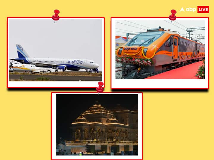 Ayodhya Ram lalla Pran Pratishtha ceremony Flights and Hotels Rate Hikes due to Ram Mandir inauguration   दिल्ली टू अयोध्या: दुबई की फ्लाइट से भी महंगा किराया, होटल-ट्रेन में बढ़ी वेटिंग, आज से मंदिर दर्शन भी हुए बंद, जानें सबकुछ