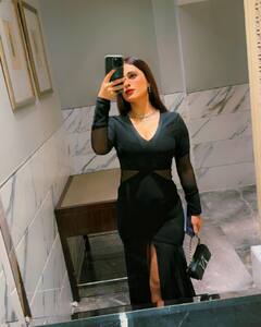 Neha Malik PHOTO: ઓલ બ્લેક લુકમાં નેહા મલિકે બતાવ્યો જલવો, તસવીરો થઈ વાયરલ