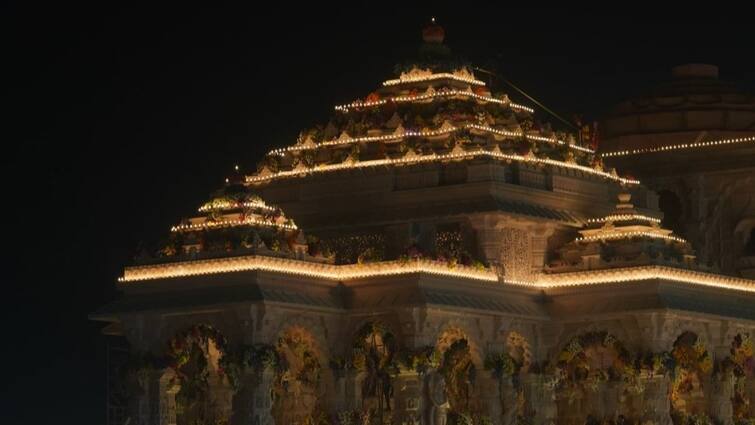 Ramlala Pran Pratishtha: Know which states declares holiday on  Ram Mandir Opening Ram Mandir Pran Pratishtha: આસ્થાની રોશનીથી ઝળહળ્યું રામ મંદિર, જાણો ગુજરાત સહિત કયા કયા રાજ્યોએ રજાની કરી જાહેરાત?