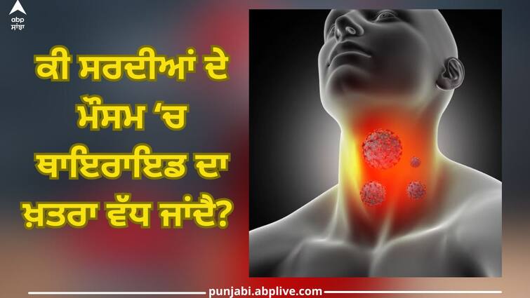 Thyroid Awareness: Does risk of thyroid increase in winter season? Know these changes in body Thyroid Awareness: ਕੀ ਸਰਦੀਆਂ ਦੇ ਮੌਸਮ ਵਿੱਚ ਥਾਇਰਾਇਡ ਦਾ ਖ਼ਤਰਾ ਵੱਧ ਜਾਂਦੈ? ਸਰੀਰ 'ਚ ਹੋਣ ਵਾਲੇ ਇਨ੍ਹਾਂ ਬਦਲਾਅ ਤੋਂ ਜਾਣੋ