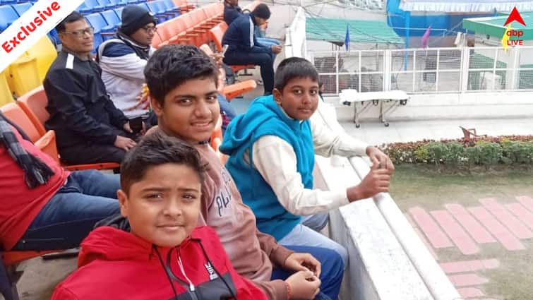 Ranji Trophy: Sons of Laxmiratan Shukla, Sourasish Lahiri enjoy Bengal vs Chhattisgarh match at Eden Gardens Ranji Trophy: টি-টোয়েন্টির রমরমার যুগেও লাল বলের ক্রিকেটের টানে ইডেনে তারকা পরিবারের ৩ খুদে