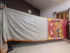 Ram Mandir Inauguration: रामलला को भेंट करने के लिए आदिवासी महिलाओं ने बनाई कोसे की साड़ी, कपड़े पर उकेरा राम दरबार