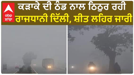 Delhi Weather Report |ਕੜਾਕੇ ਦੀ ਠੰਡ ਨਾਲ ਠਿਠੁਰ ਰਹੀ ਰਾਜਧਾਨੀ ਦਿੱਲੀ, ਸ਼ੀਤ ਲਹਿਰ ਜਾਰੀ