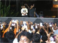 Chiranjeevi Ram Charan: మెగా మూమెంట్ - రామ మందిరం ప్రారంభోత్సవానికి వెళ్లేముందు అభిమానులతో చిరంజీవి, రామ్ చరణ్