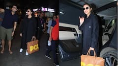 Parineeti Chopra Airport Look: कभी पैपराजी को दिए पोज..तो कभी फैंस के साथ ली सेल्फी, ऑल ब्लैक लुक में एयरपोर्ट पर स्पॉट हुईं परिणीति चोपड़ा