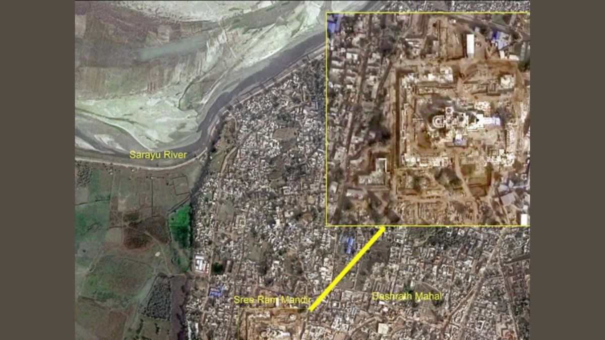 Ram Mandir Inauguration: ISRO Remote Sensing Satellite Captures Images Of Ayodhya’s Ram Mandir. See PICS