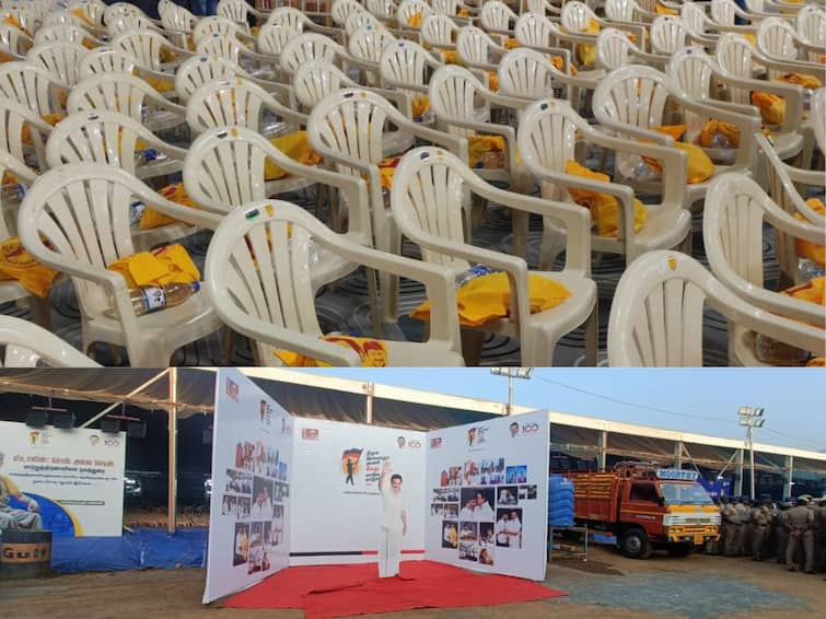 DMK Youth Wing Conference Surprise for cadres with snacks in Manjapai and Selfie Point DMK Salem Manadu:மஞ்சப்பையில் ஸ்னாக்ஸ், செல்ஃபி பாய்ண்ட், மட்டன் பிரியாணி.. களைகட்டும் திமுக இளைஞரணி மாநாடு