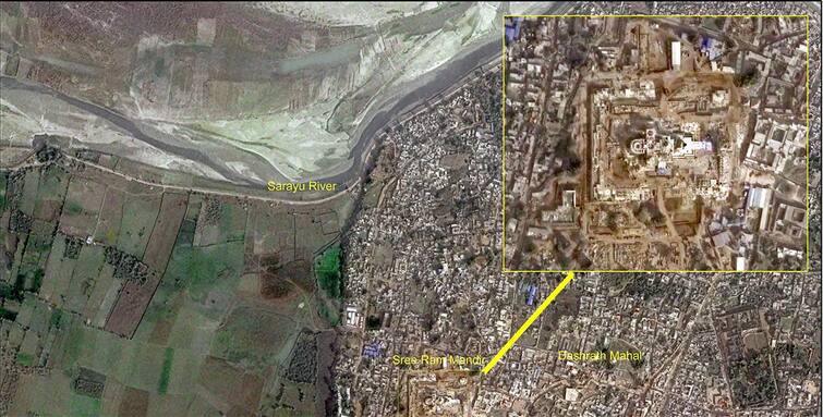 Ayodhya Ram Mandir Space Photos Real: ISRO Released Satellite Images Of Ayodhya Ram Mandir Ayodhya Ram Mandir: અંતરિક્ષમાંથી પણ આટલું સુંદર દેખાય છે રામ મંદિર, ઇસરોએ સેટેલાઇટ તસવીર કરી શેર