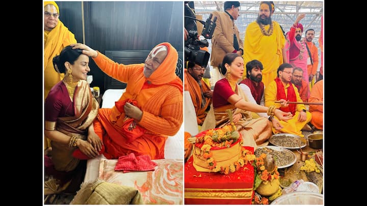 Politicians and celebrities have begun travelling to Ayodhya ahead of the Ram Mandir consecration ceremony, that will take place on January 22. Kangana Ranaut is one of the many Bollywood invitees.