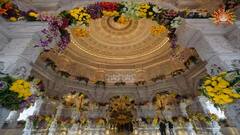 Ram Mandir Pran Pratishtha: પ્રાણ પ્રતિષ્ઠા પહેલા રંગબેરંગી ફૂલોથી સજાવાયું રામ મંદિર, જુઓ આકર્ષક તસવીરો