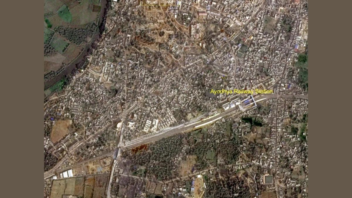 Ram Mandir Inauguration: ISRO Remote Sensing Satellite Captures Images Of Ayodhya’s Ram Mandir. See PICS