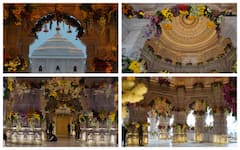 Ayodhya Ram Mandir Adorned With Flowers Ahead Of Pran Pratishtha Ceremony, See Inside Pics
