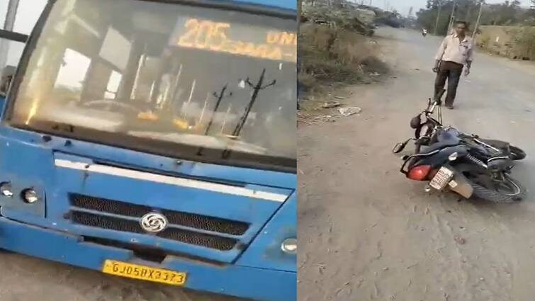 Surat News:  City bus again turned into a wreck three people of the same family were hit one died Surat News: સિટી બસ ફરી કાળમુખી બની, એક જ પરિવારના ત્રણ લોકોને લીધા અડફેટે, એકનું મોત