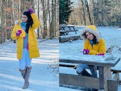 Priya Bhavanishankar Photos : ”குளு குளு வெண்பனி போல..” நடிகை பிரியா பவானிசங்கரின் ட்ரிப் புகைப்படங்கள்..!