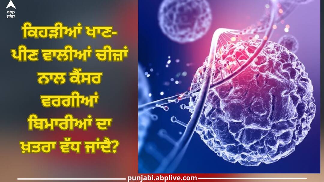 Avoid these foods today to reduce the risk of cancer abpp Cancer: ਕੈਂਸਰ ਦੇ ਖਤਰੇ ਨੂੰ ਘੱਟ ਕਰਨ ਲਈ ਅੱਜ ਹੀ ਇਨ੍ਹਾਂ ਖਾਣ-ਪੀਣ ਵਾਲੀਆਂ ਚੀਜ਼ਾਂ ਤੋਂ ਬਣਾਓ ਦੂਰੀ