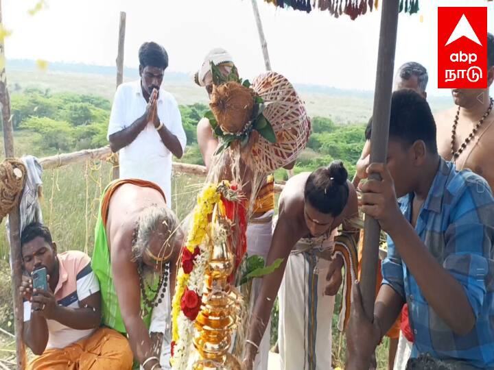 Kumbabhishekam was held today at Arulmiku Sri Periyandavar temple in sevilimedu area near Kanchipuram. பக்திப் பரவசத்துடன் பக்தர்கள்.. பெரியாண்டவர் கோவிலில் மகா கும்பாபிஷேகம் கோலாகலம்..