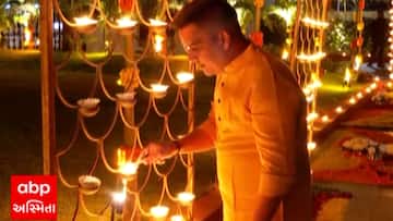 Harsh Sanghavi : ગૃહરાજ્યમંત્રી હર્ષ સંઘવીએ પોતાના ઘરે દીવા પ્રગટાવી કરી રામ દીપાવલી મહોત્સવની ઉજવણી