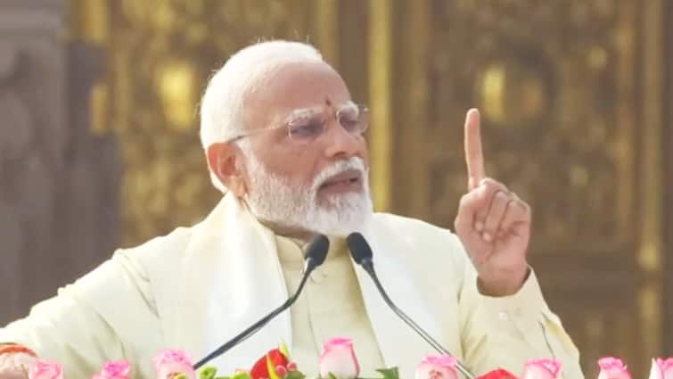 Ram Mandir Pran Pratishtha PM Narendra Modi Speech explain what is meaning and importance of Ram Ram Mandir PM Narendra Modi Speech : राम म्हणजे कोण? पंतप्रधान मोदींनी उलगडला प्रभू श्रीरामाचा अर्थ