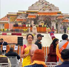 Hema Malini Shares Pics From Ram Mandir Inauguration Ceremony; Check Out