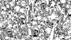 Opticall Illusion: इस तस्वीर में छुपा है डायनासोर, 10 सेकंड में अगर ढूंढ लिया, तो समझिए नजर बाज़ जैसी है आपकी