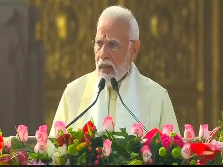 PM Modi at ayodhya ram mandir opening says Ram Lalla Will No Longer Live In A Tent PM Modi: 