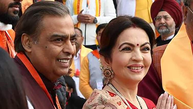 Ambani Family Attends The Ram Mandir Inauguration Ceremony In Ayodhya | See PICS