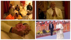 PM Modi Leads Ram Mandir 'Pran Pratishtha' Ceremony With RSS Chief Mohan Bhagwat By His Side