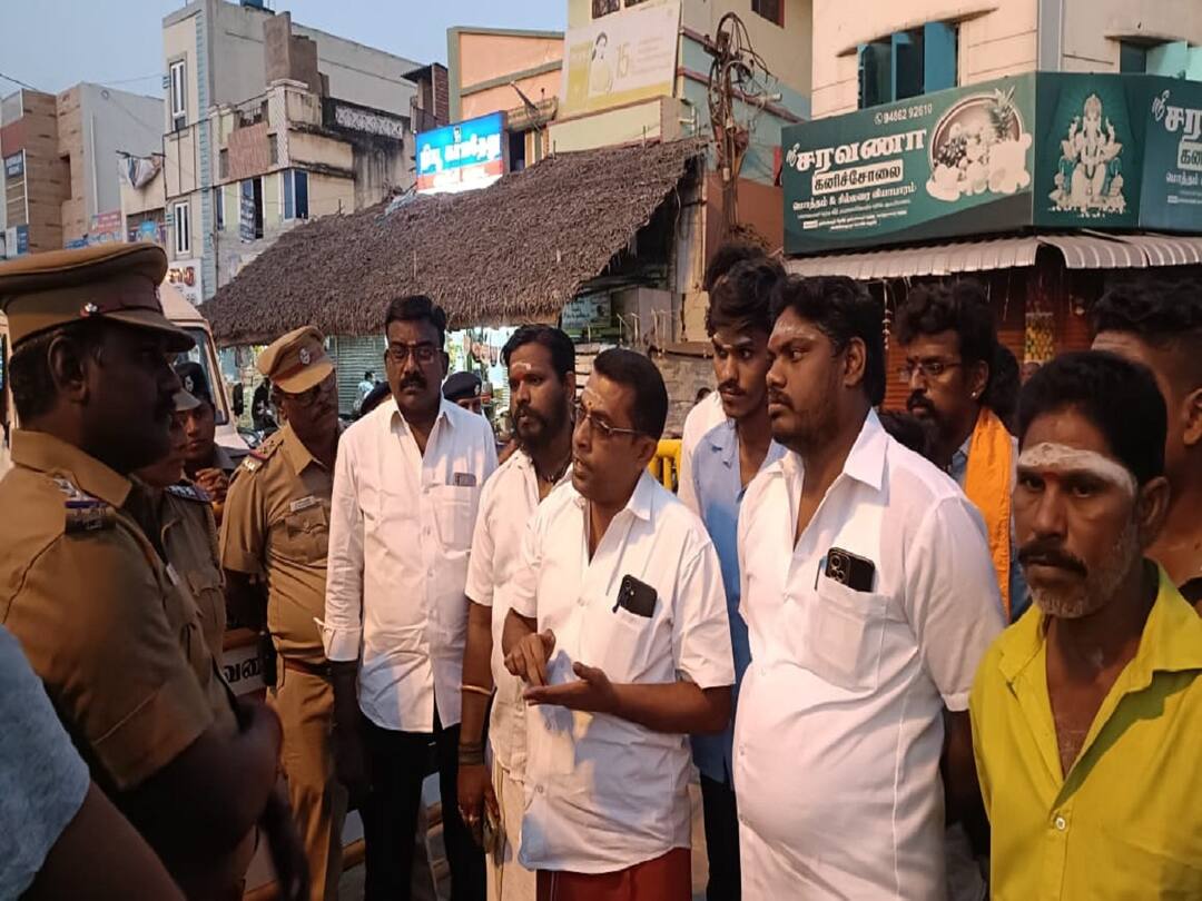கும்பகோணத்தில் ரத யாத்திரை நடத்த திட்டம்... போலீசார் குவிக்கப்பட்டதால் பரபரப்பு