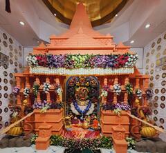 Ram Mandir: સારંગપુર મંદિરમાં અયોધ્યાની ઝાંખી, હનુમાનજીને વિશેષ શણગારમાં રામ મંદિરની પ્રતિકૃતિથી શણગારાયા, તસવીરો.....