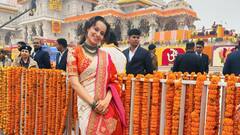 Ahead of Ram Mandir Inauguration, Kangana Ranaut Shares Glimpses From Ayodhya