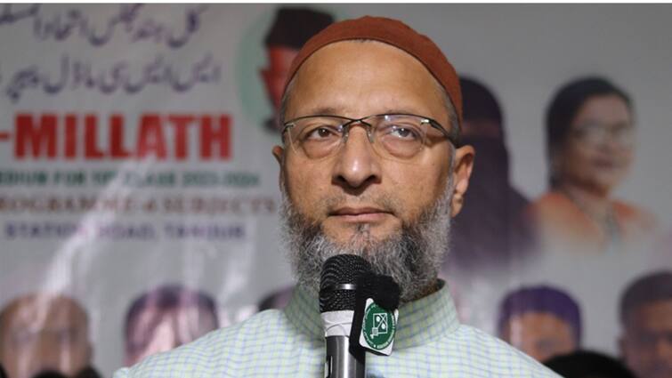 Owaisi Slams Arrest of Hyderabad Movie Club Members For 'Ram ke Naam' Screening Ram Mandir Inauguration Anand Patwardhan Owaisi Slams Arrest of Hyderabad Movie Club Members For 'Ram ke Naam' Screening