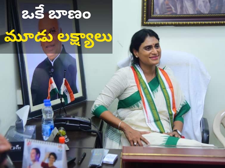YS Sharmila entered into AP politics with three goals abpp Sharmila Target: మూడు లక్ష్యాలతో దూసుకొచ్చిన బాణం- తొలి ప్రసంగంలోనే తెల్చేసిన షర్మిల