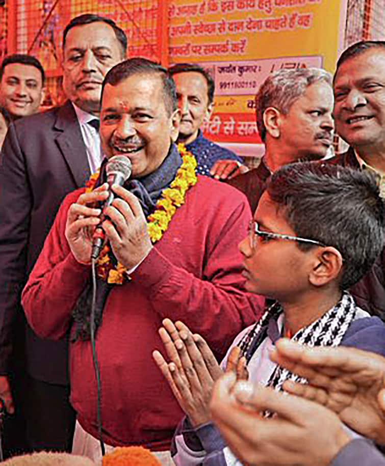 As Ram Lalla Arrives In Ayodhya, Kejriwal, AAP Leaders Attend Bhandaras In Delhi As Ram Lalla Arrives In Ayodhya, Kejriwal, AAP Leaders Attend Bhandaras In Delhi