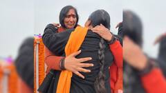 एमपी: प्राण प्रतिष्ठा के लिए राम मंदिर पहुंचीं उमा भारती और साध्वि ऋतंभरा, गले मिलकर हुईं भावुक