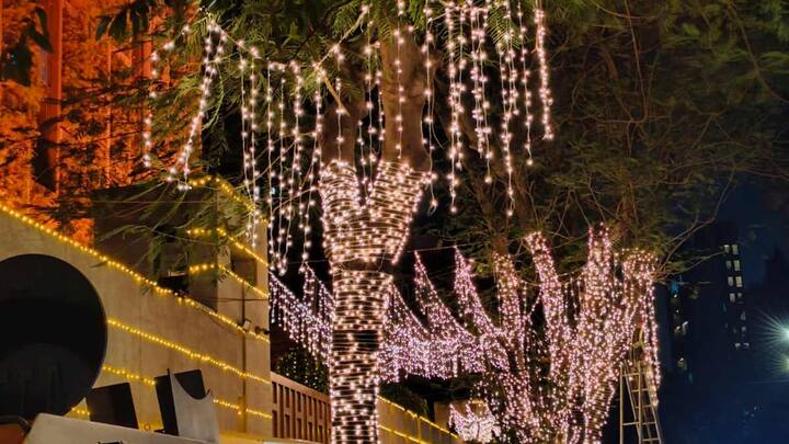 The Ambani family, including Nita Ambani, and Akash Ambani also attended the temple inauguration ceremony in Ayodhya on Monday. PTI