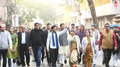 Mamata Banerjee: রাম মন্দিরের উদ্বোধনের দিনই TMC-র সংহতি যাত্রা, কালীঘাট মন্দিরে পুজো দিলেন মমতা